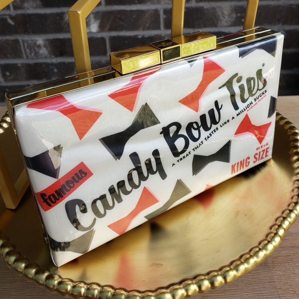 Kate Spade NWT Little Ribbon Samira Candy Bow Ties Clutch